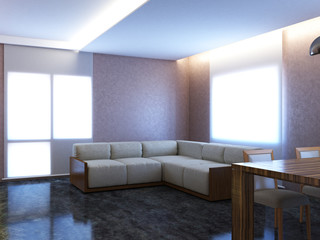 3D-rendering of the interior