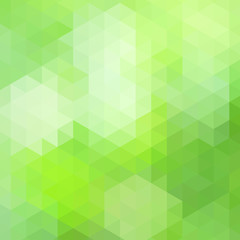 Fototapeta na wymiar green and white polygon background