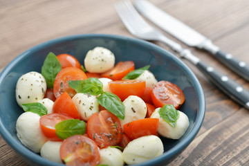 Caprese Salad in bowl