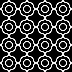 Vector seamless background in black and white.