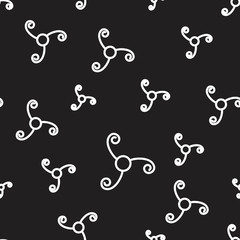 Seamless background in black and white.