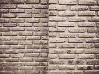 Old brick wall corner.