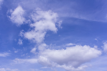 blue sky with clouds background and texture