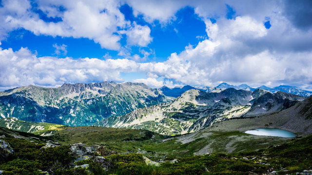 Beautiful view of the Pirin Mountain, Bulgaria