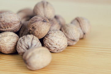 Group of walnuts