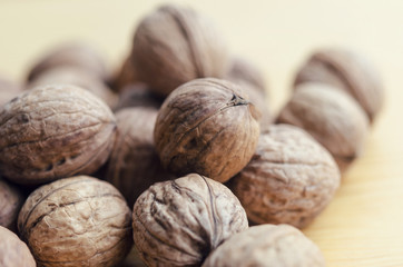 Group of walnuts