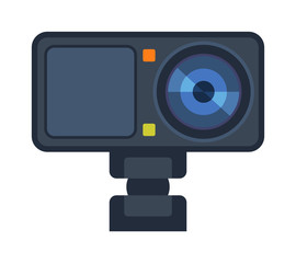 Different photo and video cameras. Different camera set photography isolated symbol photograph digital equipment. Retro technology camera set vintage element sign film collection.