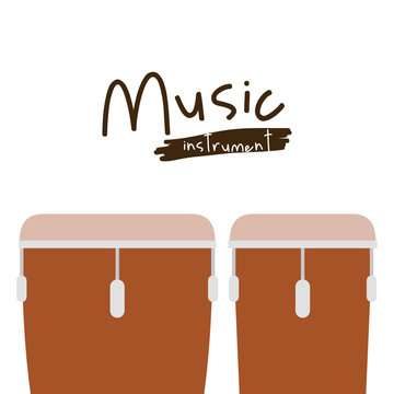 timbal instrument isolated icon design, vector illustration  graphic 
