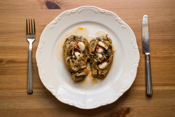 imam bayildi / Turkish traditional eggplant