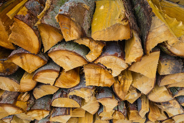 Kaminholzstapel