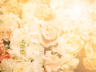 Blur abstract rose wedding background