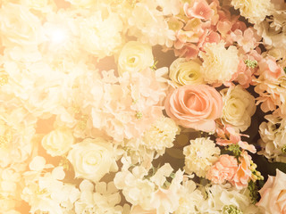 Blur abstract rose wedding background
