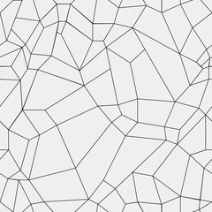 Geometric simple black and white minimalistic pattern, rectangles or stained-glass window. Can be used as wallpaper, background or texture. - 116328425
