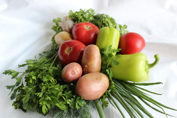 овощная тарелка