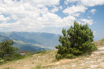 Obraz premium Beautiful view of the southern coast in Crimea