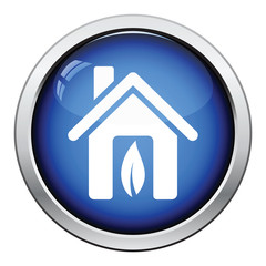 Ecological home leaf icon