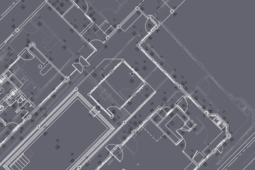 Architectural background, architectural plan, construction drawing
