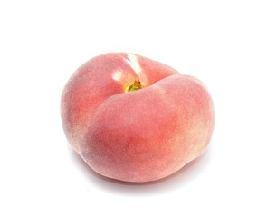 donut peach isolated on white background