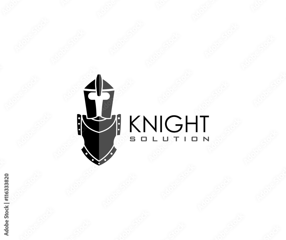 Wall mural Knight logo