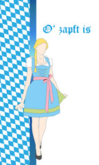 O' zapft is - Banner (Hochformat)