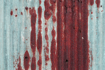 Abstract retro rusty metal wall background
