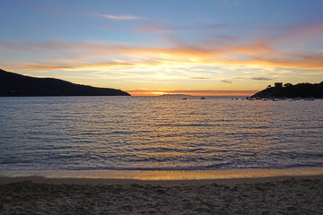 Fototapeta premium sunset over the sea