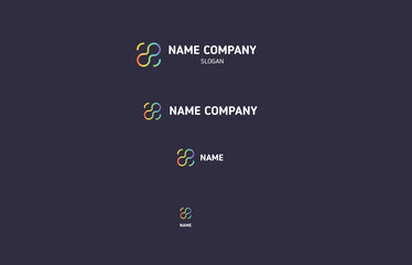 Infinity color flat logo