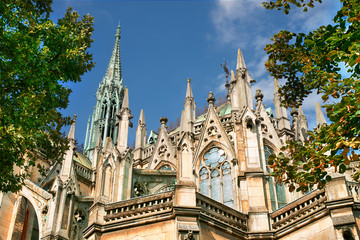 The basilica of saint Epvre in Nancy in France