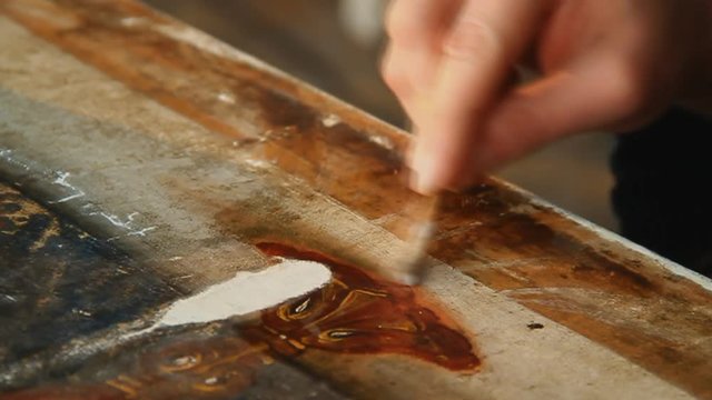 Artist Painting Restoration
