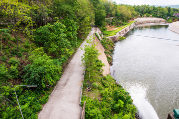 Landscape view of Kio Lom dam