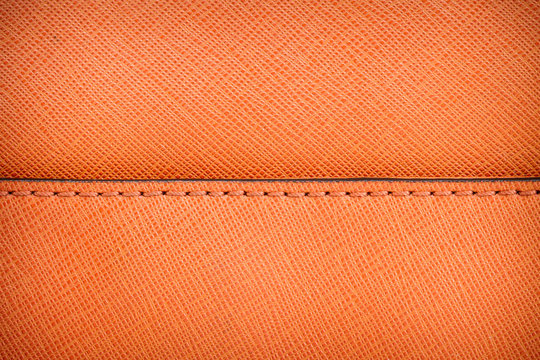 Orange texture leather background