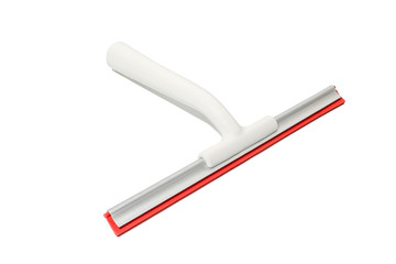 close up of windshield cleaning tool on on white background with clipping path