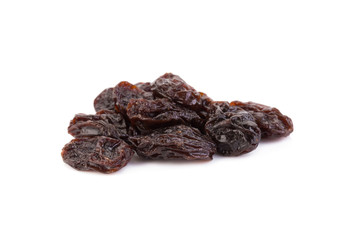 raisins isolated on white background