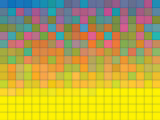 colorful background squares pixel.