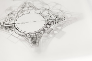 architectural drawing - detail column