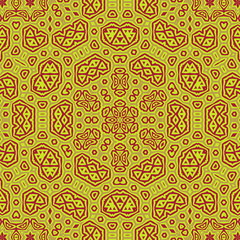 Creative Ornamental Colored Pattern. Geometric Decorative Background