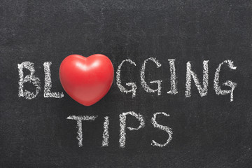 blogging tips heart