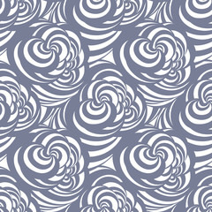 Seamless abstract curl pattern