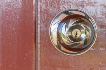 The door knob.