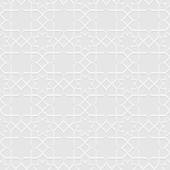 Grey Seamless Flower Pattern in Oriental style