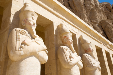 The temple of Hatshepsut near Luxor in Egypt