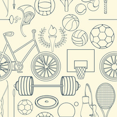Seamless sport pattern