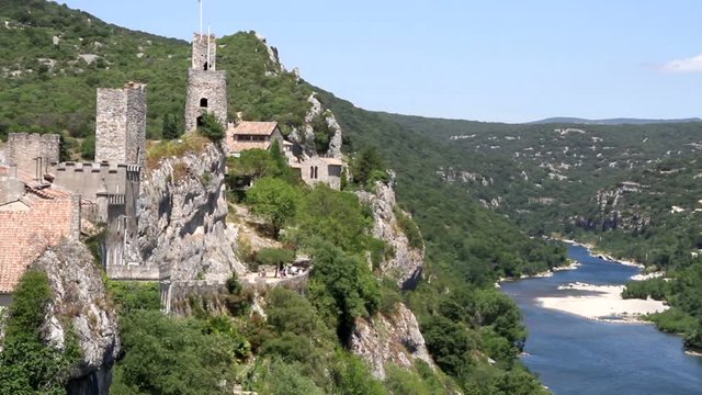 Castle Château d'Aiguèze in France
