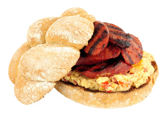 Spicy Chorizo And Chickpea Sandwich Roll