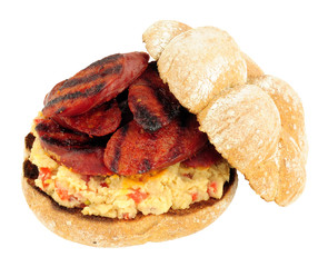 Spicy Chorizo And Chickpea Sandwich Roll
