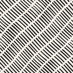 Vector Seamless Hand Drawn Rough Diagonal Lines Pattern