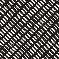 Vector Seamless Hand Drawn Rounded Diagonal Lines Grunge Pattern
