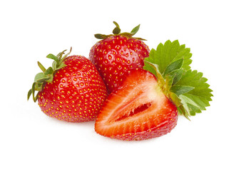 strawberry in close-up