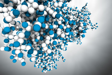 Huge Cluster of Molecules