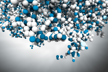 Huge Cluster of Molecules
